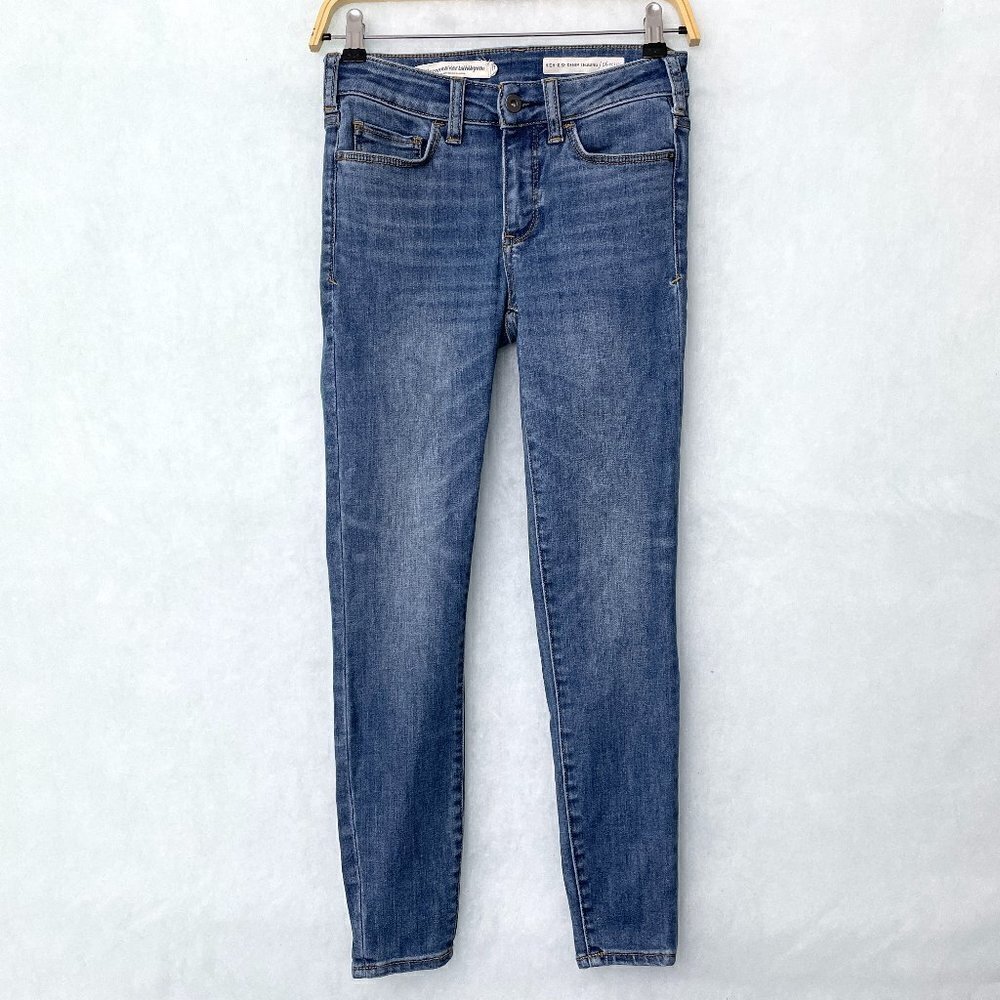 Pilcro by Anthropologie Women's Jeans High Rise Denim Legging size 26 Petite